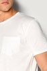 Ανδρικό T-Shirt Κοντό Μανίκι με Τσεπάκι Λευκό Camaro